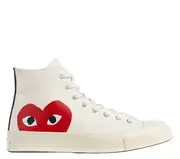 [COMME des GARCONS PLAY CONVERSE] 匡威 大心高幫