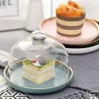 Food Tray Desert Platter Cupcake Stand Dome Butter Dish Dome