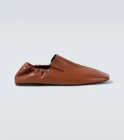 [Dries Van Noten] Dries Van Noten Leather loafers AU 10 brown