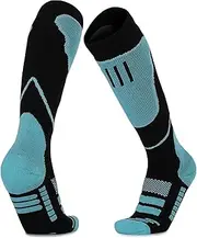 [Generic] Ski Socks Knee High Casual Boot Socks Hiking Socks Winter Snow d Thermal Socks Womens Mens for Skiing 333 D