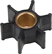 IWBR Water Pump Impeller Fit for Evinrude Johnson 2-Stroke & 4-Stroke Outboard Motor Black Rubber 6 Boat Engine Parts & Accessories