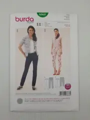 Burda Sewing Pattern 6668 Women's Pants Pattern Size US 6-16 EUR 16-21 NEW