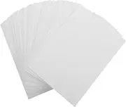 Tofficu 6-inch White Photographic Paper 100 Sheets Printer Paper Fine Art Printing Office Use