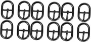 [STOBOK] 8 Pcs Strap Adjustment Buckle Belt Buckles for Men Buckle Strap Purse Chain Adjuster Buckles for Chain Bag Mens Adjustable Belt Belts for Buckles Dolls Metal Bags Man Chain Belt