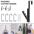 Laundry Hanger Dryer Rack Black Wall Mount Indoor Clothes Airer Hook PrpmX