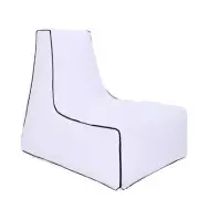 Inflatable Sofa Inflatable Bed Outdoor Folding Portable Air Sofa (White) Size: 7