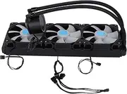 Liquid CPU Cooler, Liquid CPU Cooler with RGB Intelligent Temperature Control LED Fan,4Pin PWN Fan CPU Radiator,for Socket LGA, for AMD Socket