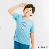 在飛比找momo購物網優惠-【Hang Ten】童裝-Big Blue有機棉印花短袖T恤