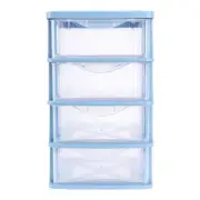 Drawer Storage Box Plastic Bin with Drawers Cosmetic Case Office