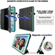 For iPad Air 2 9.7 inch Mini Case Shock proof Heavy Duty Rugged Stand Cover 4in1