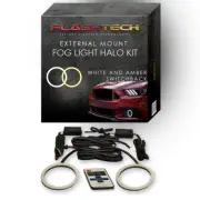 External RF White Switchback LED Halo Kit for 2005-2008 Dodge Magnum Fog Lights