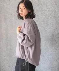 在飛比找Yahoo!奇摩拍賣優惠-日本lowrys farm 旗下藕粉乾燥玫瑰色v領外套夾克