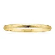 Zamel's 9ct Yellow Gold 65x5mm Solid Bangle Elegant Women's Fasionable Jewellery