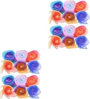 [LIFKOME] 24 Pcs Silk Scarf Novelty Scarves Dance Scarf Scarves for Belly Scarf Dance Accessories Turban Scarf Skin-friendly Scarves Rainbow Scarf Child Chiffon Handkerchief Sports