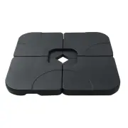 Instahut Outdoor Umbrella Base 50cm 4 Plates Stand Pod Cantilever