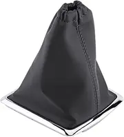 TOUISEDGI Car Gear Shift Stick Gaiter Boot PU Leather Dust Cover Replacement for Focus 2005-2012 Black