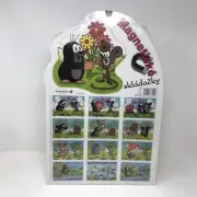 ZDENEK MILER LITTLE BLACK MOLE MAGNETIC PIECES SET SEALED - FLAW