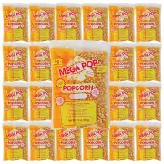 BOX - (Pack of 24) Mega Pop Popcorn, Oil and Salt Kits - 10.5 Oz