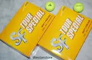 2 DOZEN SRIXON TOUR SPECIAL Yellow GOLF BALLS FREE 2 Dozen TEES
