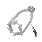 Square Hole Drill Bit Adapter for Easy Installation and Disassembly Square Hole Drill Fixing for Be Silver