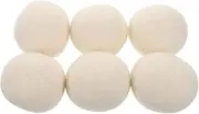 GOOHOCHY Reusable Wool 6 Pack Static Free Fabric Softener Laundry Prevents Tangles Laundry Aid