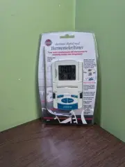 Norpro Electronic Digital Cooking Thermometer Timer Constant Monitor Read