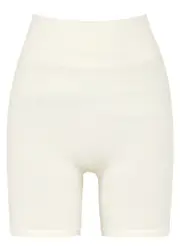 PRISM2 Composed Ribbed Stretch-jersey Cycling Shorts - Cream - One Size One Size
