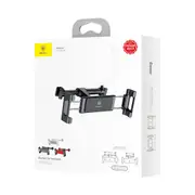 Car Backseat Phone Holder Baseus 360° Rotate Stand Headrest Bracket