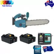 12" Brushless Motor Chainsaw for Makita 18V Saw chain battery charger BL1840