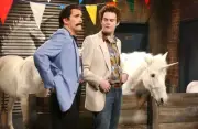 Snl Matt Dillon as Davy Bill Hader as Little Mikey during "DeCicco- Old Photo 1
