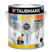 taubmans 4l dark gloss all weather exterior paint
