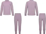 [iiniim] Base Layer Long Johns Set for Boys Girls Warm T-Shirt and Leggings 2 Piece Thermal Underwear Set 2-16 Years