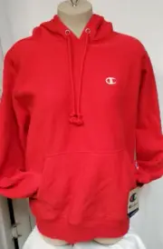 NWT Champion Reverse Weave Hoodie Size S - Team Red hooded mens heavy weight