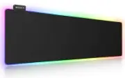 RGB Gaming Mouse Pad, Large Extended Soft Led Mouse Pad with 14 Lighting Mode...