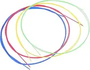 TOGEVAL 4pcs Colorful Nylon Ukulele Strings for Model Durable and Replacement Strings Easy to Install for Beginners and Players of Soprano Concert and Tenor Ukuleles