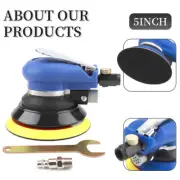 5" Air Orbital Sander Pneumatic Polishing Machine Car Polisher Grinding Sanding