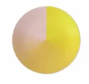 Lenox Domino Technic Radial 9.25" Accent Plate (SET OF 4) - Yellow, Pink, Peach