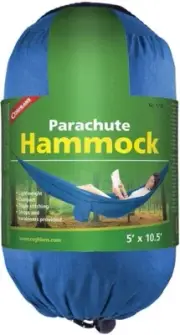 Coghlans 10.5ft x 5ft Camping Hammock Blue Parachute Material No. 1750
