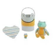 Frog Plush Gift Basket, 14 inch, Kipekee, Upcycled Plush