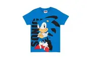 Sonic The Hedgehog Boys Cartoon Character T-Shirt (Blue) - UTNS6781