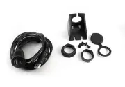 GROM USB AUX Female 3.5mm Extension Cable w/two dash mounting options #C-FM35USB
