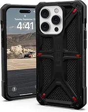 UAG Monarch Series Phone Case for iPhone 14 Pro, Kevlar Black