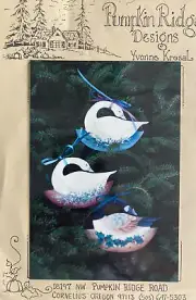 Vintage Tole Pattern Packet: Elegant Geese Ornaments by Yvonne Kresal