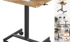 Small Mobile Standing Desk, Rolling Laptop Computer Carts, Portable Laptop