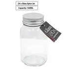 24 x Glass Spice Jars Screw Lid Herbs Seasoning Condiment Storage Bottle 160ml