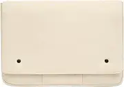 [WSLCN] Laptop Sleeve Briefcase Notebook Protective Case Carrying Bag Compatible with Laptop 14" (Beige)