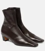 [Khaite] Khaite Nevada leather ankle boots AU 10 brown
