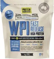 Protein Supplies Australia WPI Whey Protein Isolate Unflavoured 1kg
