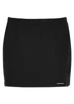 Alexanderwang.t Logo Cotton Mini Skirt - Black - M (UK12 / M) M (UK12 / M)
