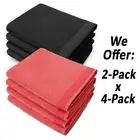 Kaufman Soft Velour Bath Towel Solid Color Pool Beach Towel 30x60 Set of 2 or 4